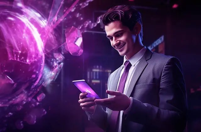 Filipino player downloading the phgame app on an Android smartphone